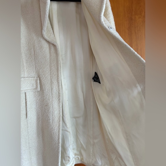 Nine West Cream Wool Coat - Picture 4 of 13